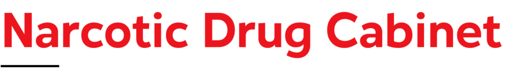 Narcotic Drug Cabinet-text image