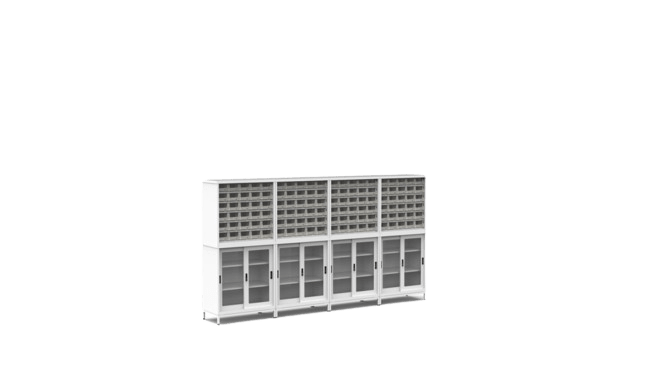 medical rack, modular pharmacy rack