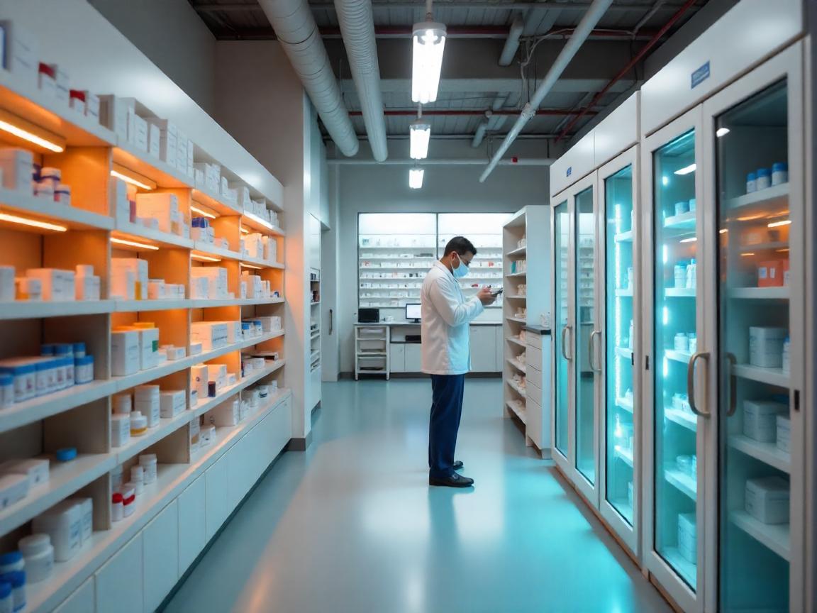 pharmacy racks