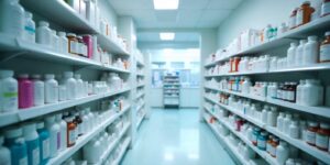 pharmacy racks